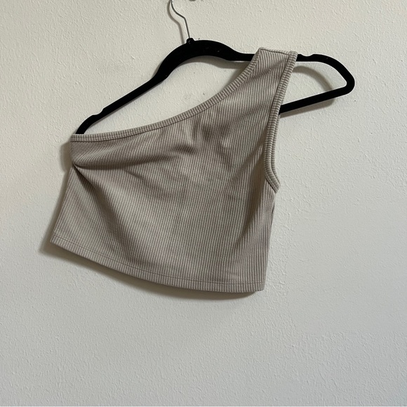 Reformation Francine Knit One Shoulder 2 Piece Ribbed Skirt Set - Picture 8 of 8